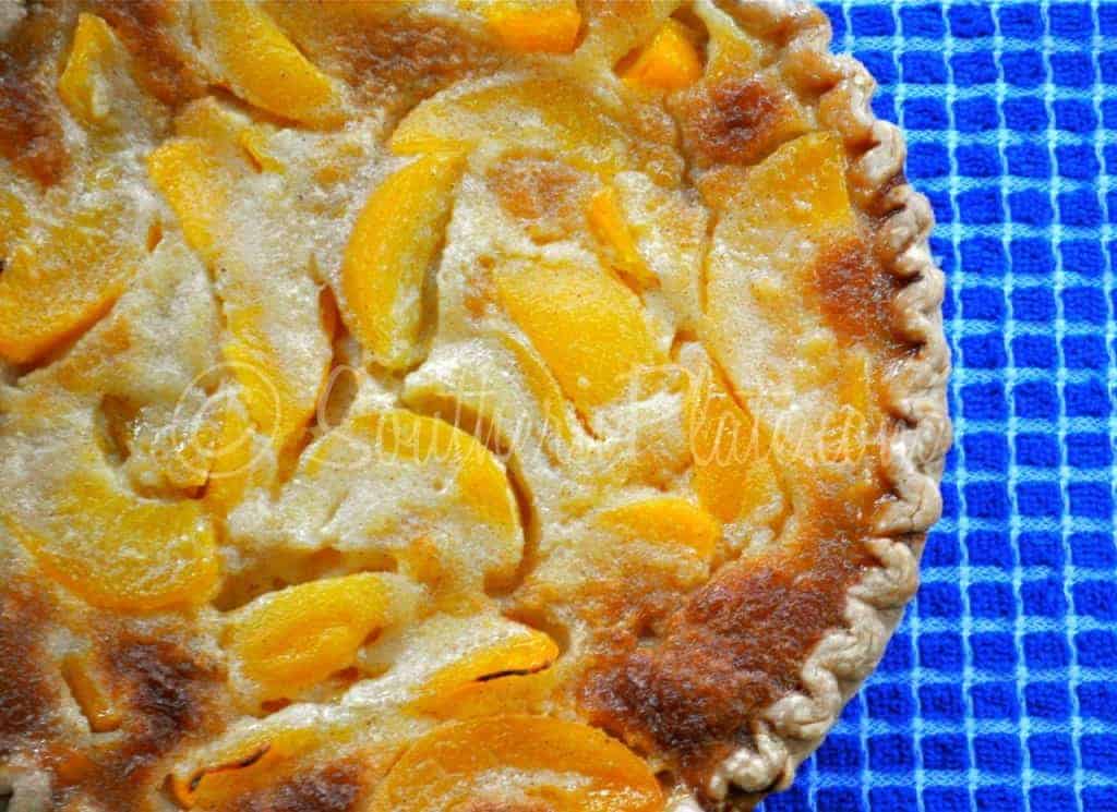 buttermilk peach pie