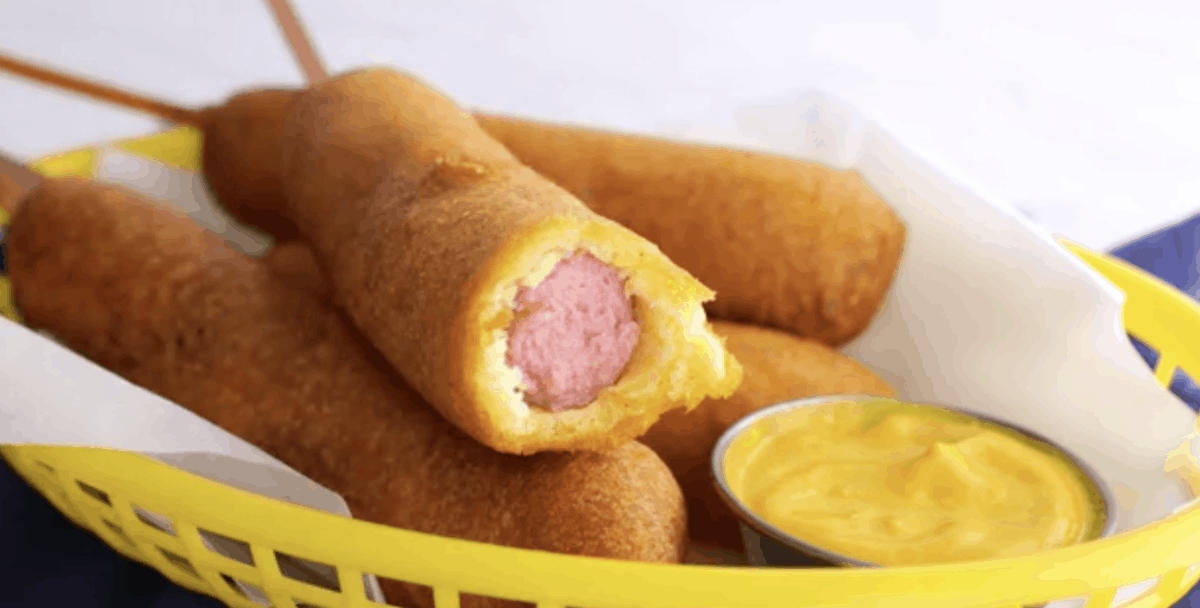 corn dog recipe with mustard