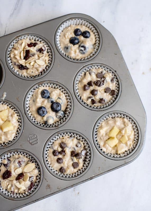 Ready To Bake AnyTime, Any Kind Oatmeal Muffins