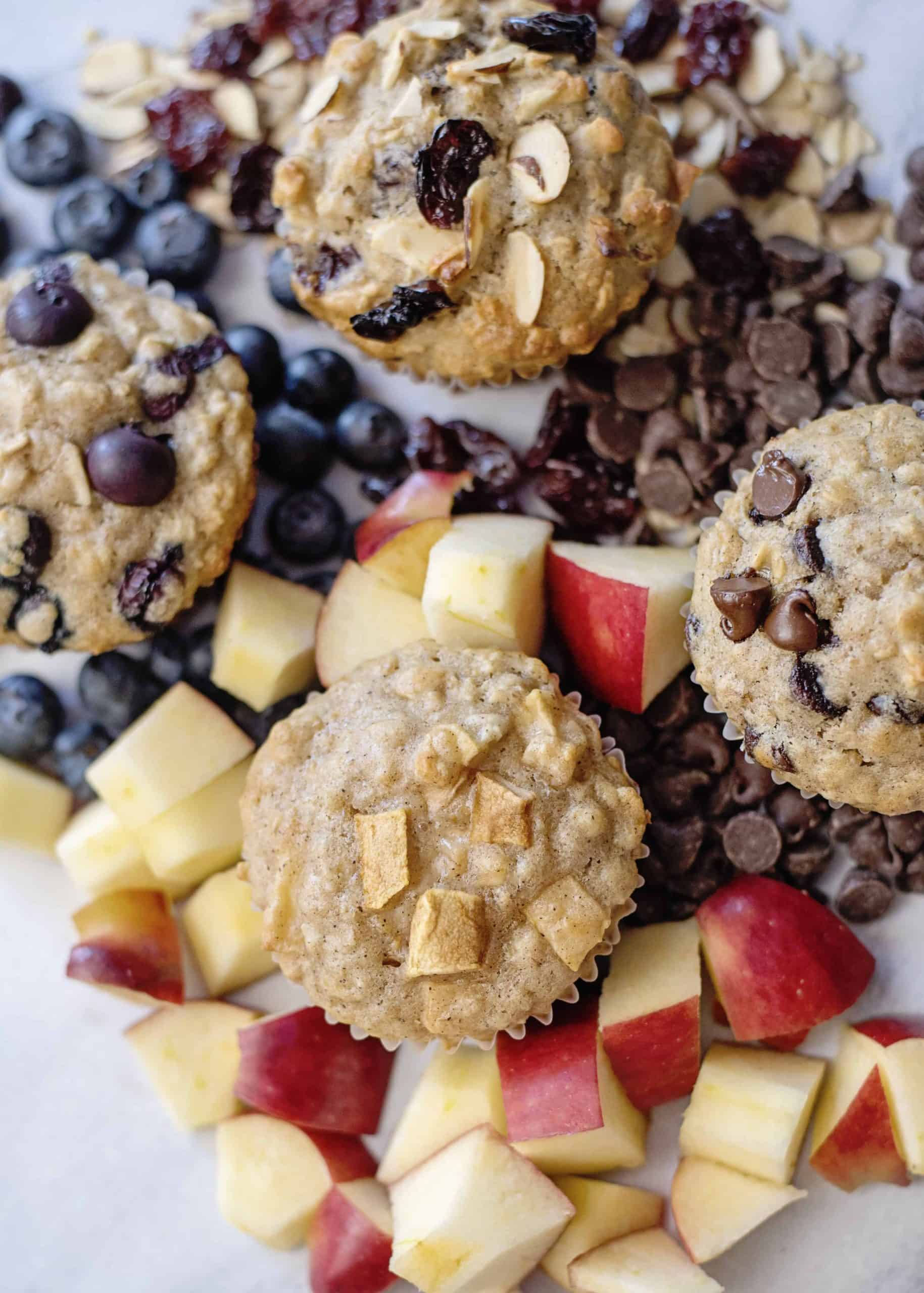 Oatmeal Muffins Recipe (Add Your Own Mix-Ins)