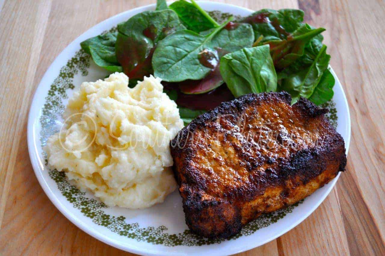 Blackened Pork Chops (and those special nudges)