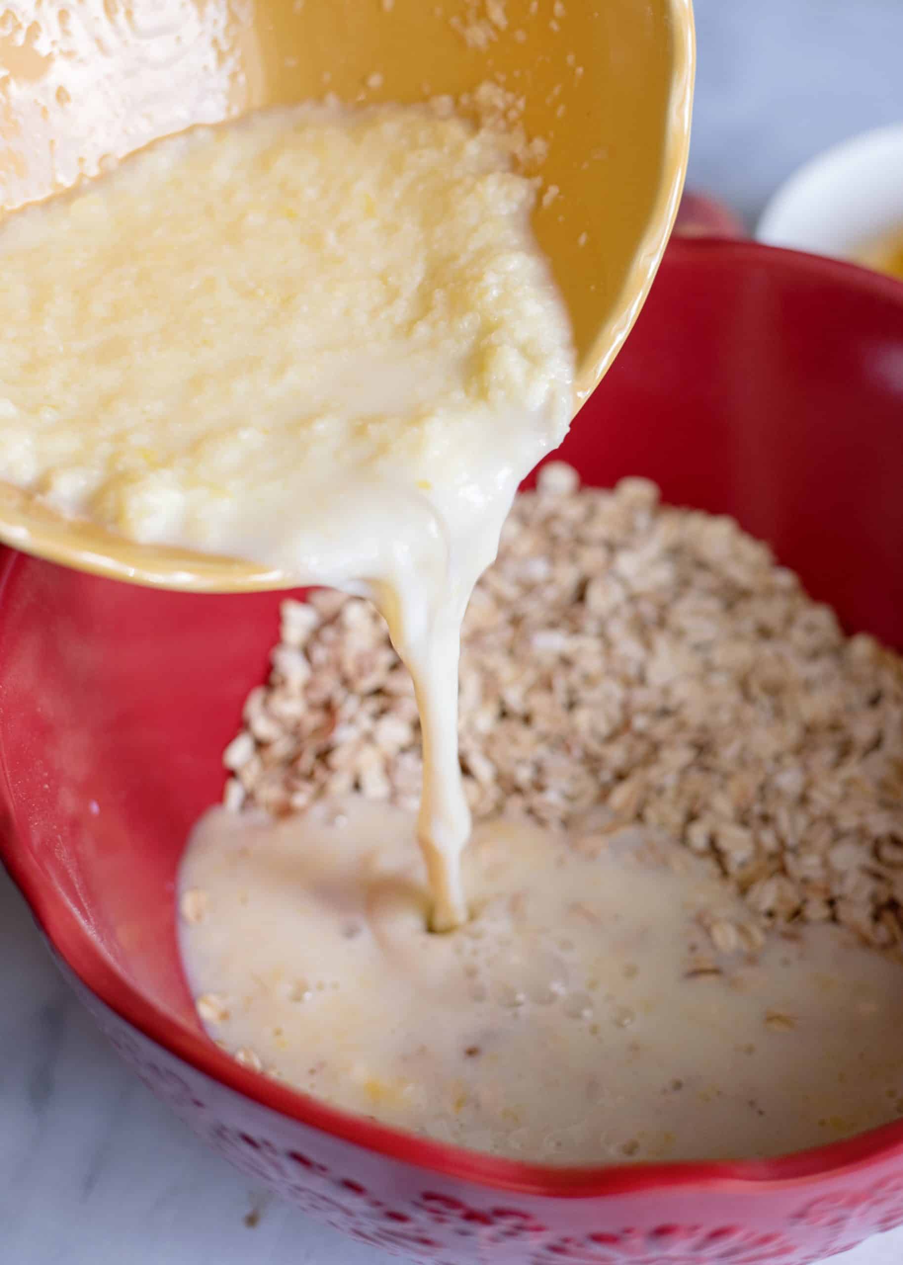 Baked Peach Oatmeal Southern Plate