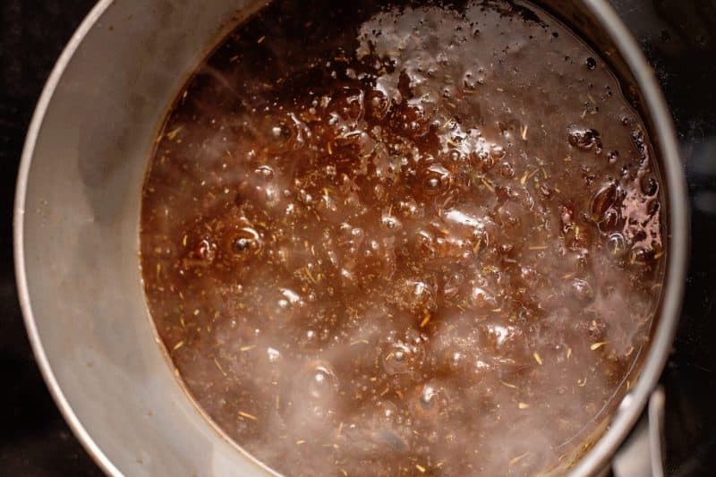Bring gravy mix to a boil.