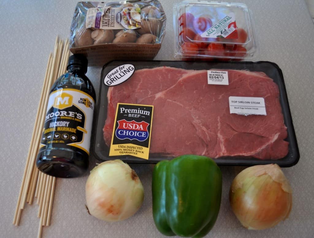 Steak kabobs ingredients