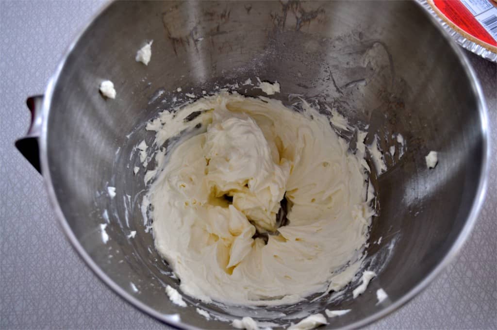 Splenda Cream Cheese Pie from SouthernPlate Mixed cream cheese and Splenda in a mixing bowl