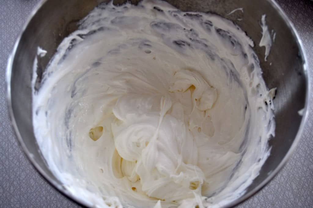 Splenda Cream Cheese Pie from SouthernPlate Mixing the light whipped cream into the cream cheese and Splenda mix