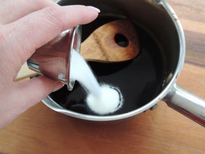Stir in sugar until dissolved.