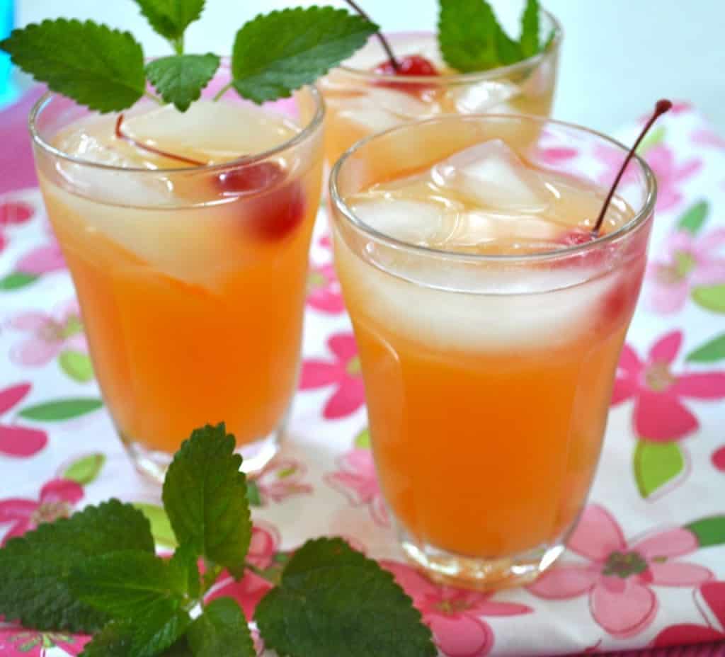 Blushing Juleps (drink recipes for Easter)