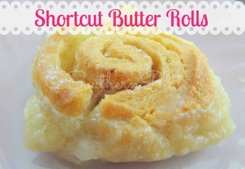 Shortcut butter roll dessert