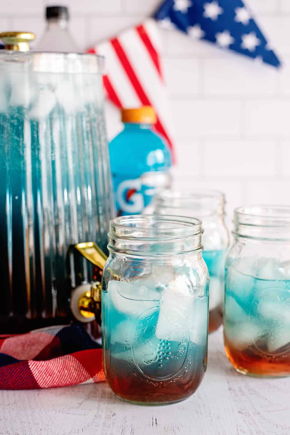 blue layer of spritzer