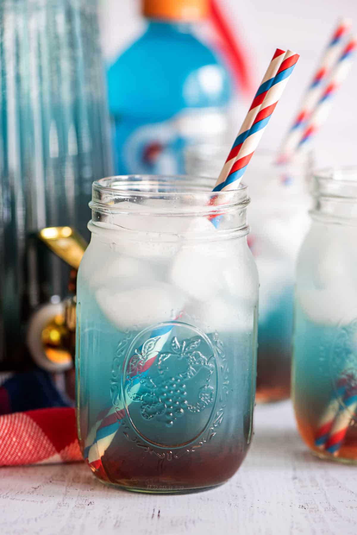 red white and blue spritzer