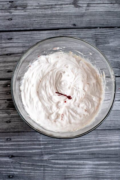 Mix in the whipped topping.