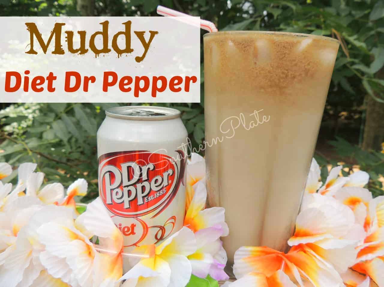 Glass of Dirty Dr. Pepper