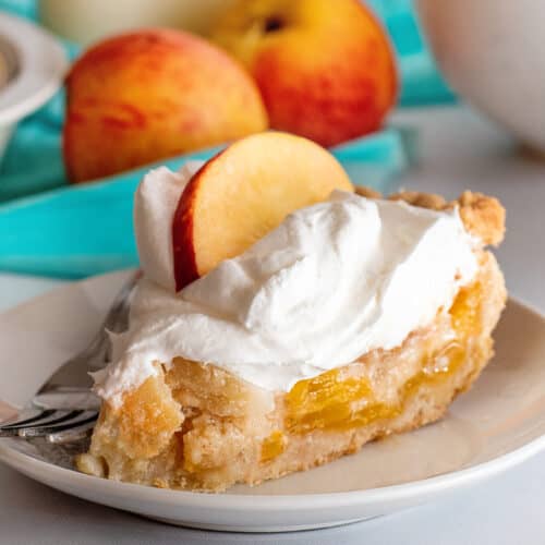 Peaches and Cream Pie - Southern Plate