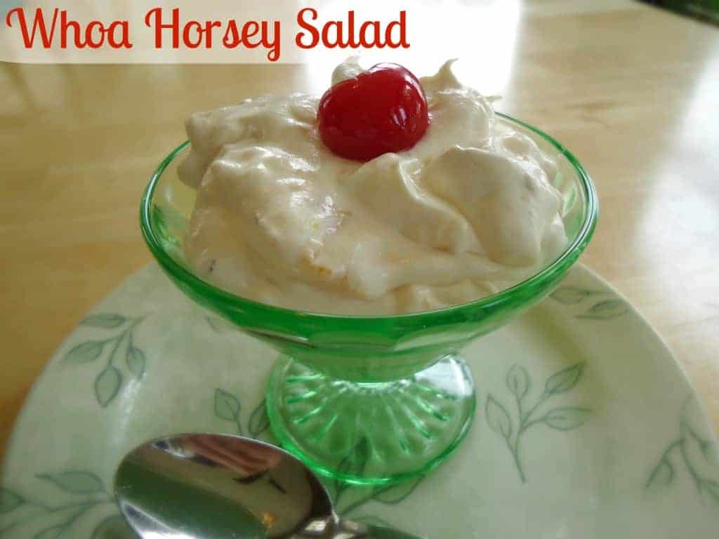 whoa horsey salad