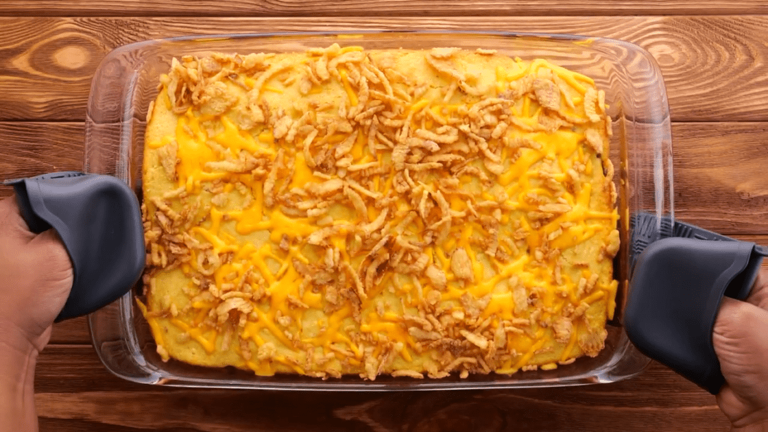 Baked tamale pie recipe.