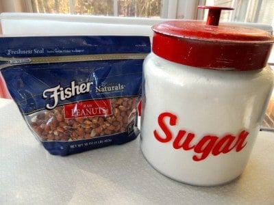 Ingredients for Candied Peanuts