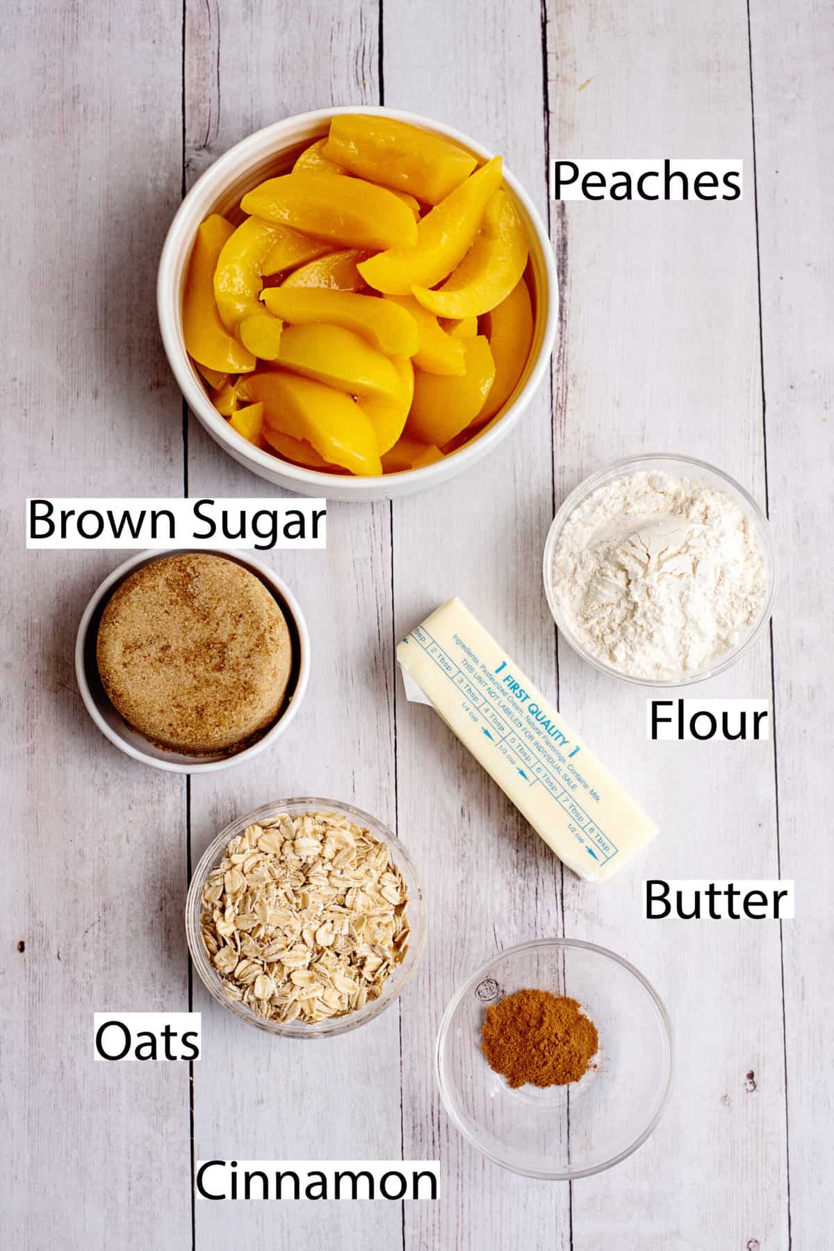 peach crisp ingredients