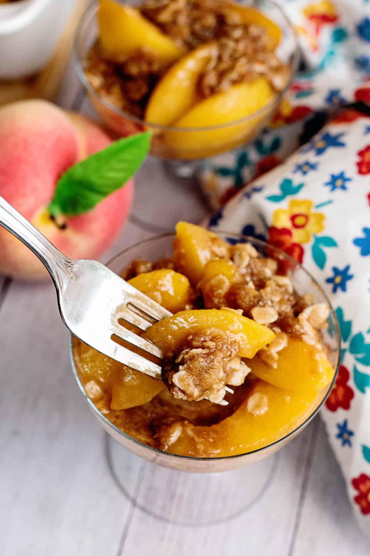 peach crisp