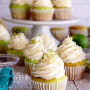 Key lime cupcakes