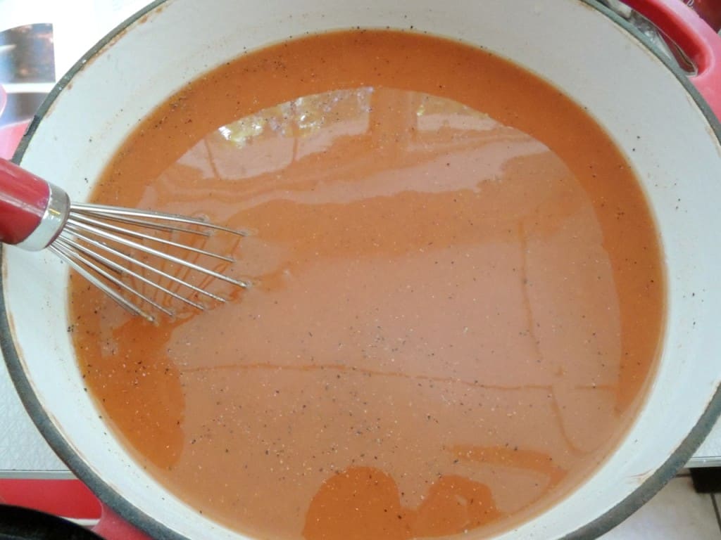 Christy's Number 5 BBQ Sauce Mixed together wet ingredients for easy BBQ sauce