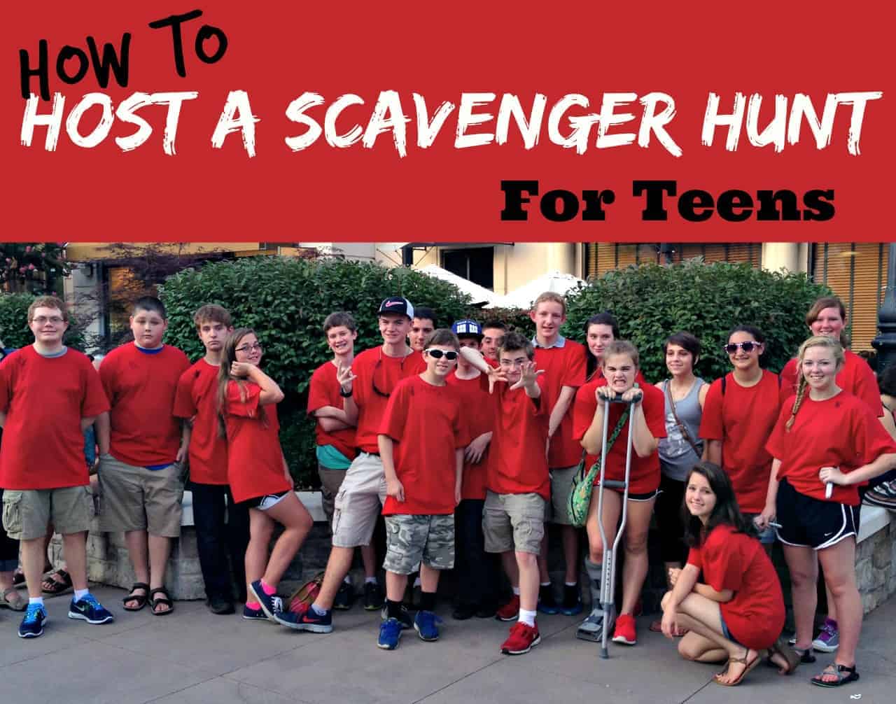 How to Plan A Scavenger Hunt For Teens