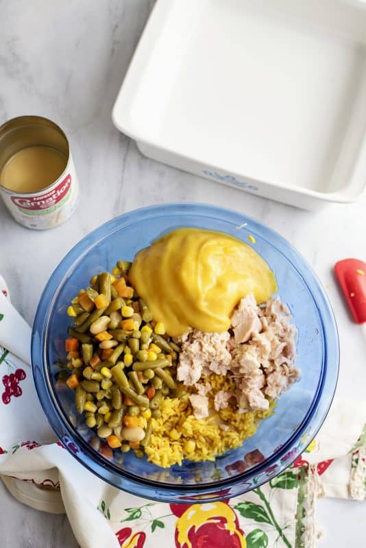 Mix together all ingredients in a mixing bowl.