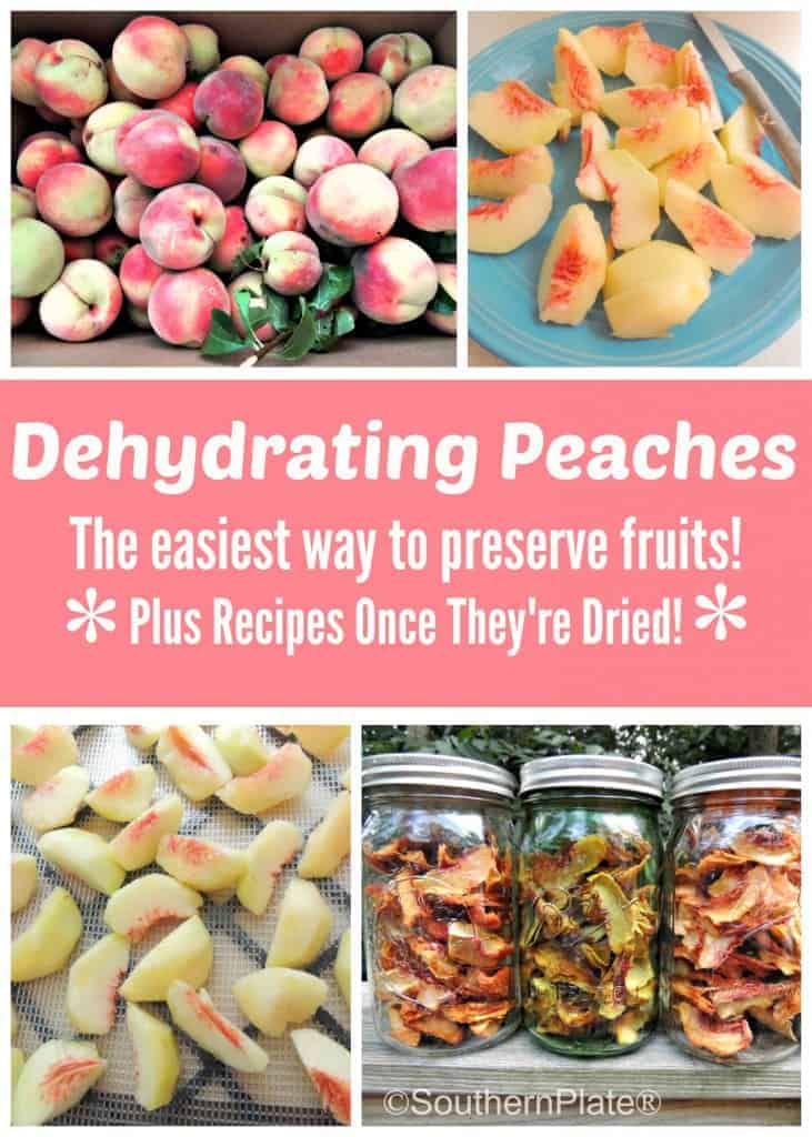 Dehydrating Peaches