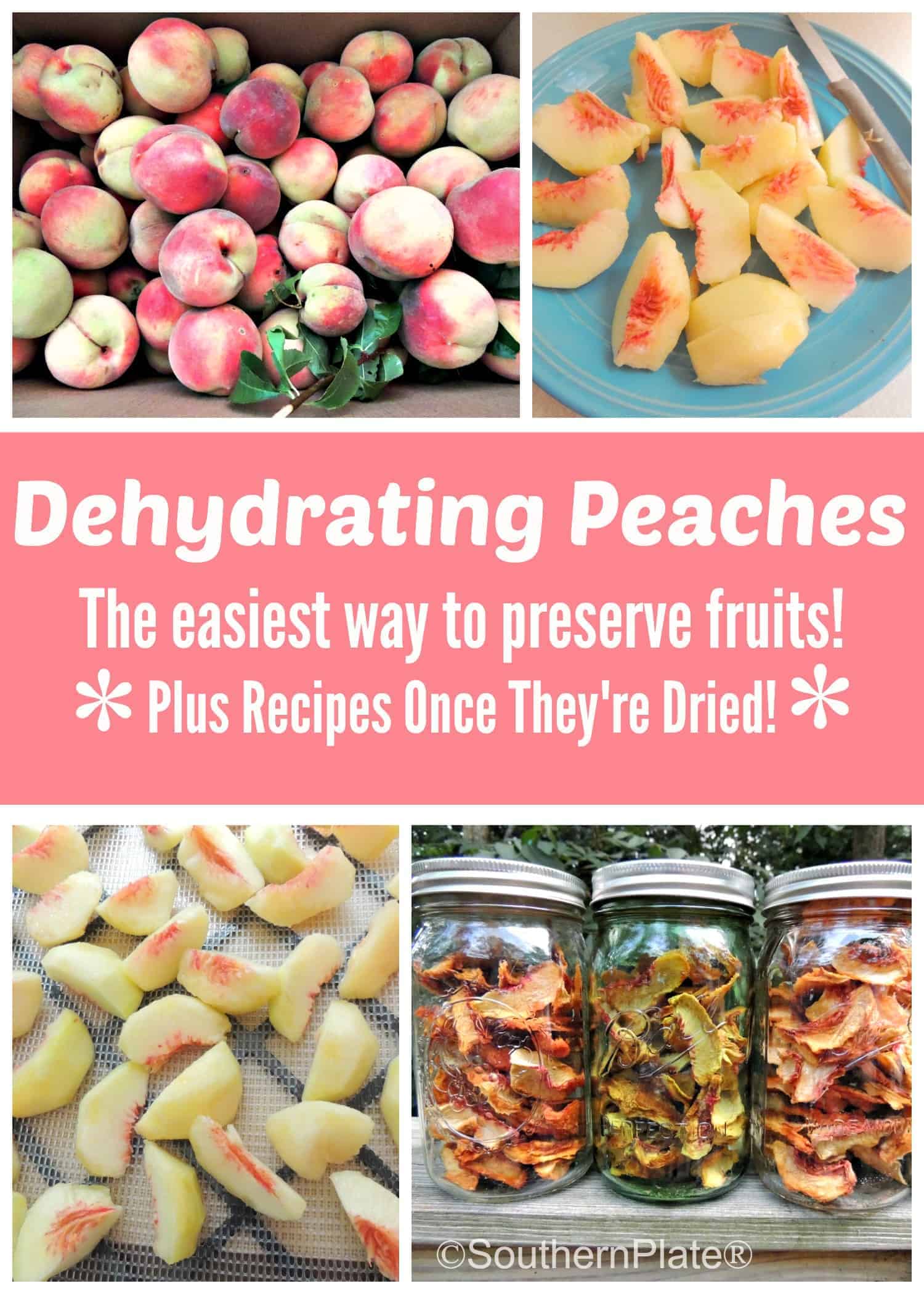 Dehydrating Peaches