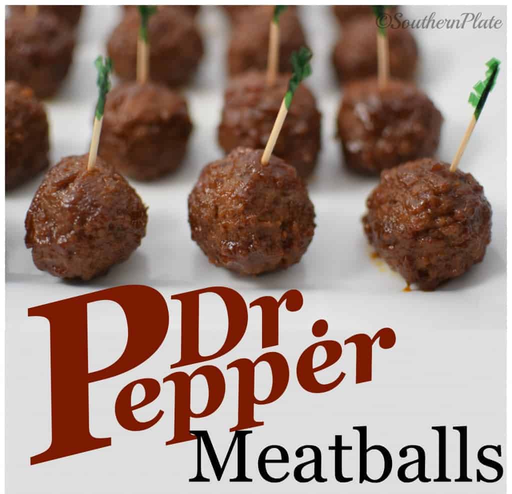 Dr Pepper Meatballs