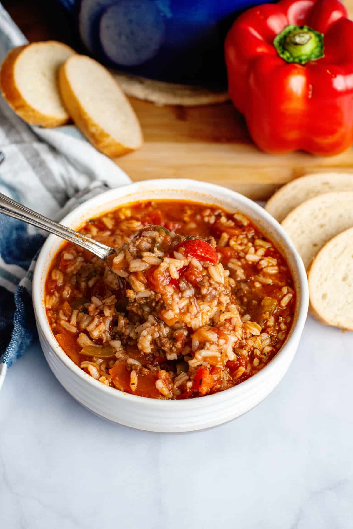 stuffed pepper soup