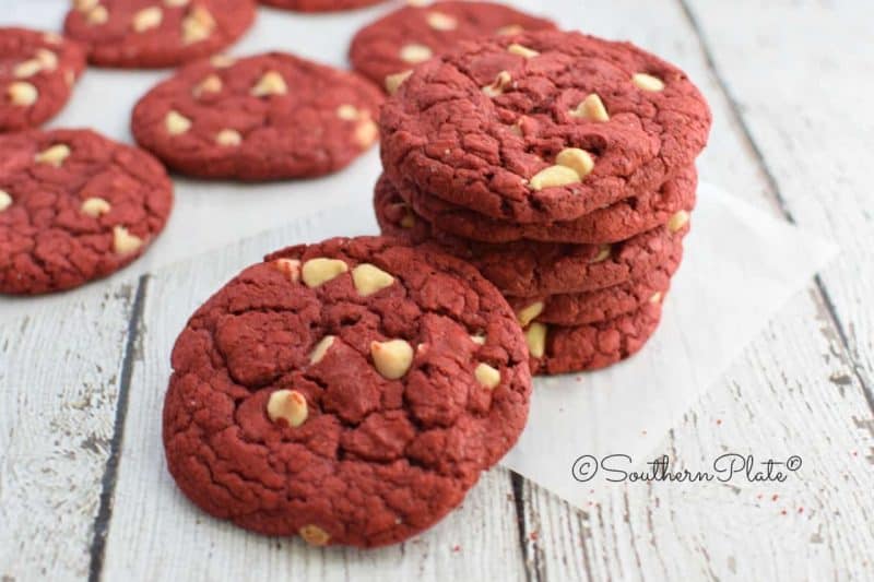 Easiest Red Velvet Cookies From Cake Mix