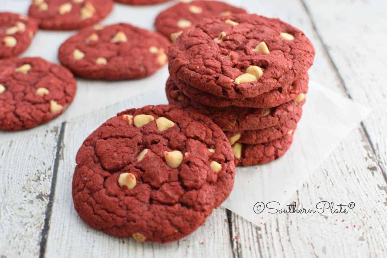 Red Velvet Cookies From Cake Mix