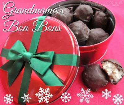 Bon bons (homemade Christmas food gifts).