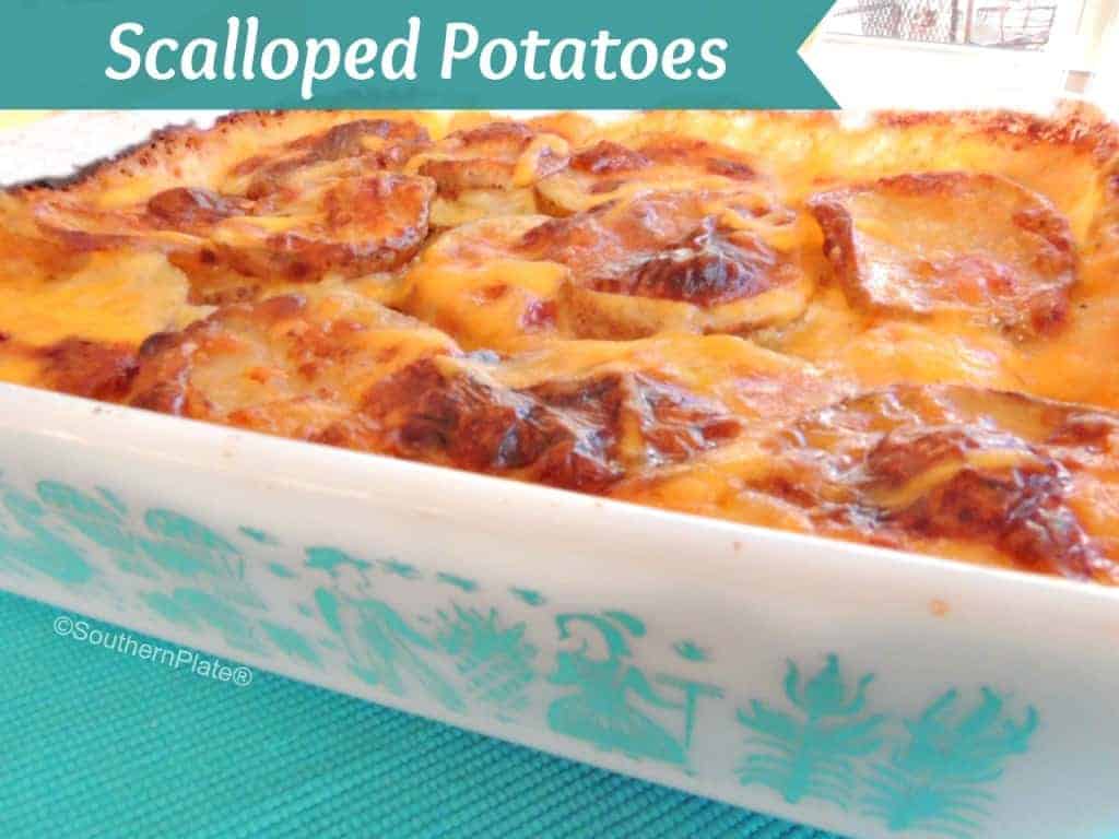 Scalloped Potatoes - and memories of the Dixie Belle Cafe