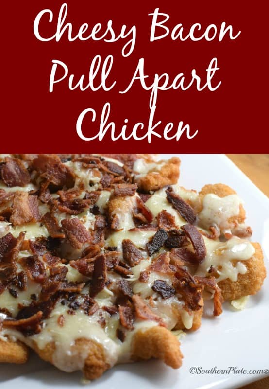 Cheesy Bacon Pull Apart Chicken - This is my version of that amazing Cheesy Bacon Pull Apart Chicken they have at Domino's! 