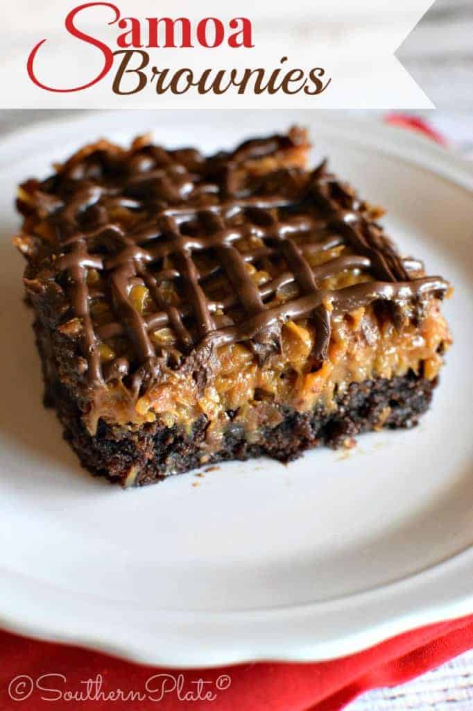 Samoa Brownies - These are AMAZING! (and easy, too!)