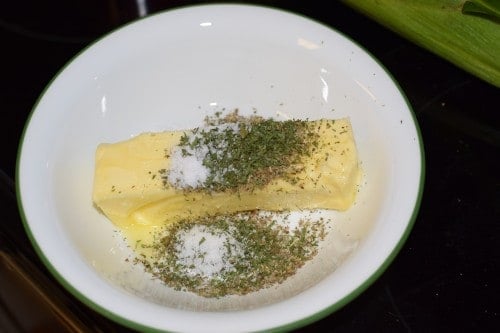 Place seasonings and softened butter in bowl.