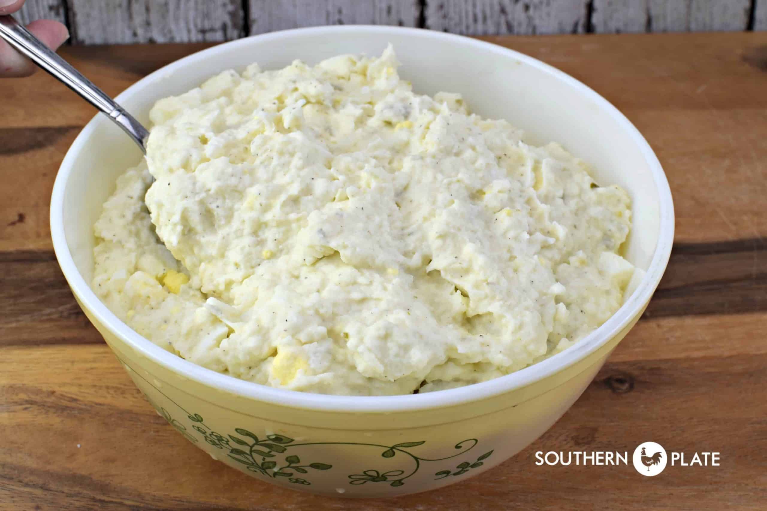 Mashed Potato Salad Southern Plate