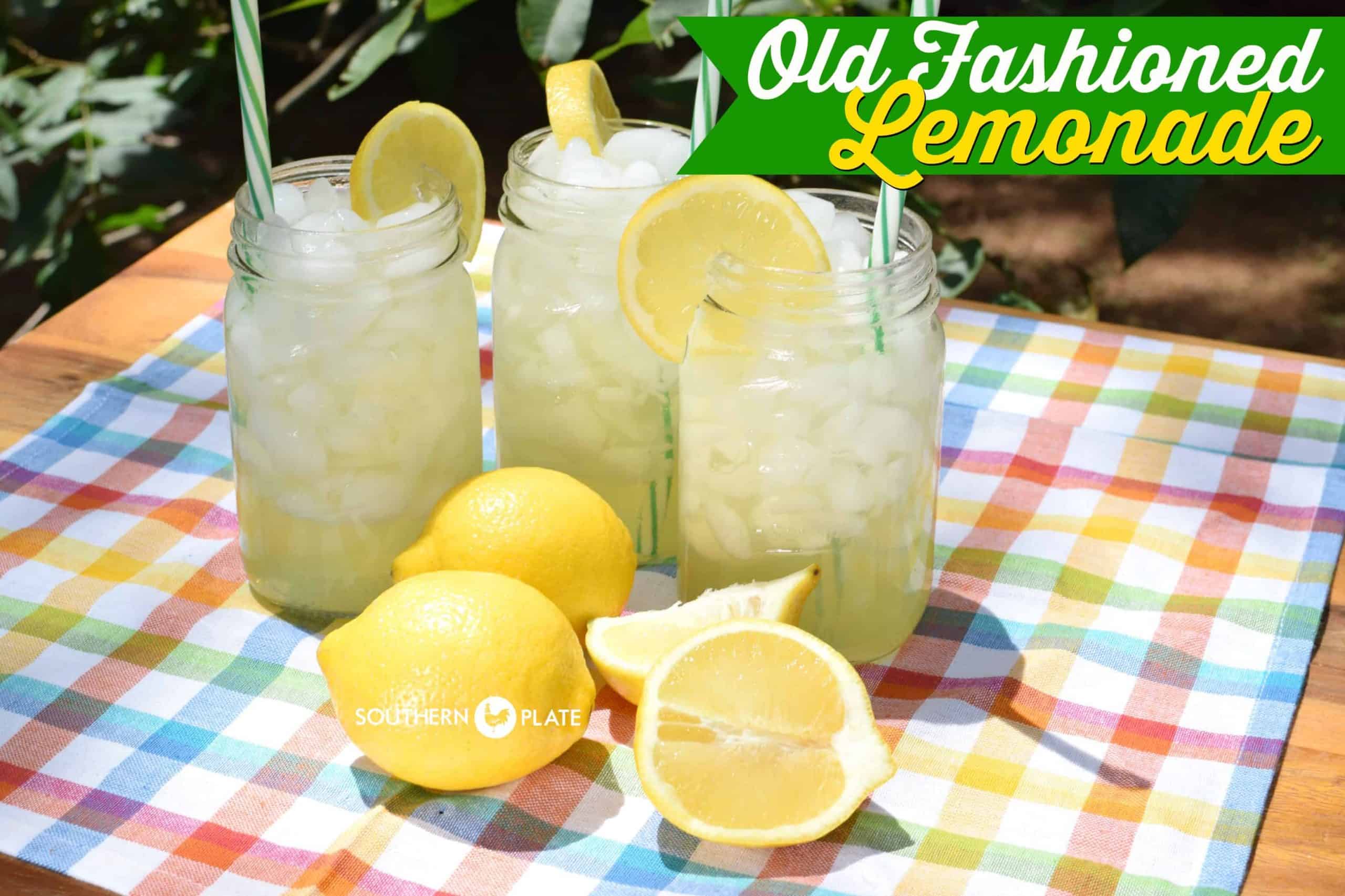Homemade lemonade (game day drinks).