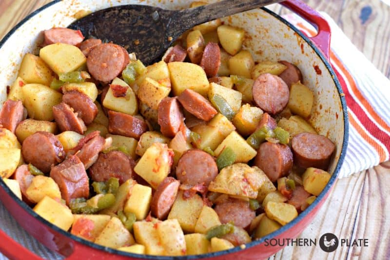 kielbasa sausage skillet