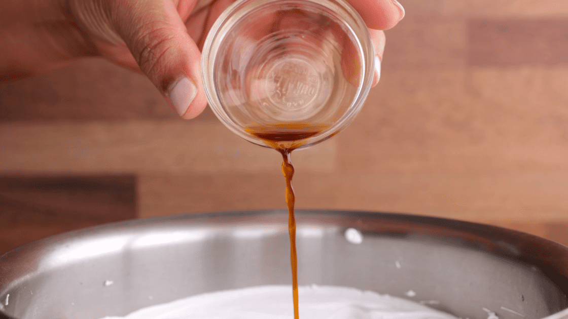 Add in vanilla extract.