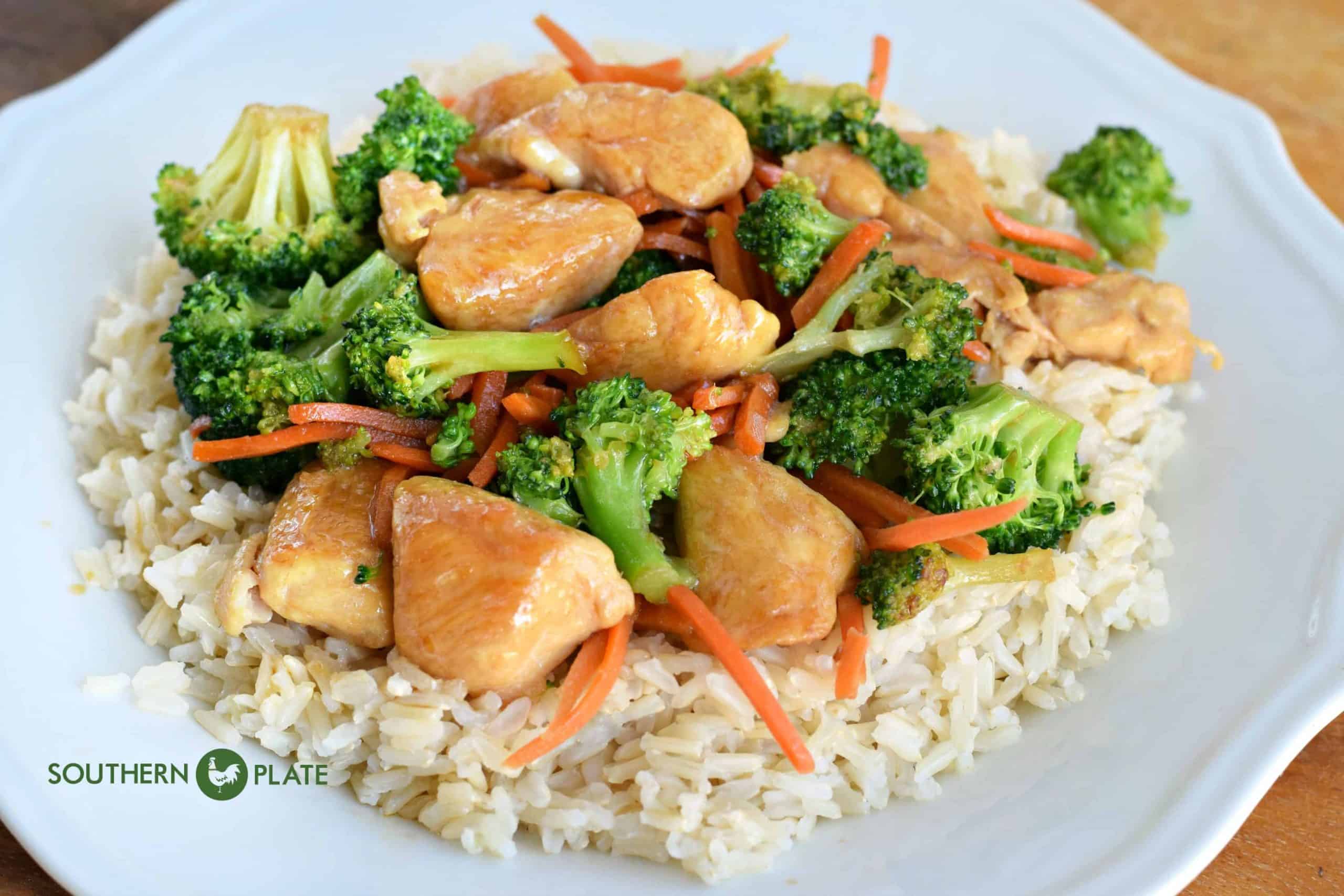 Teriyaki Chicken Stir Fry With Brown Rice