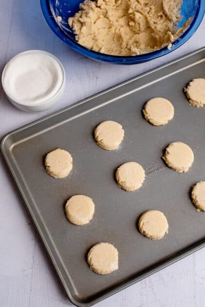 Stifflemire's melt-in-your-mouth sugar cookies ready to bake.