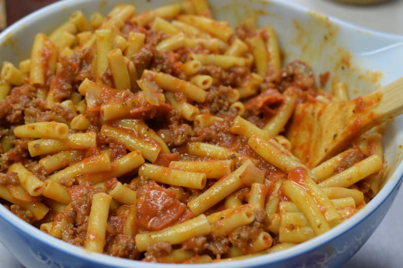 Easy Baked Ziti With Sausage - Southern Plate