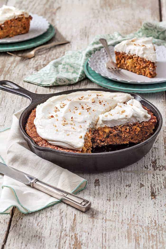 Skillet Carrot Cake from Southern Cast Iron - Southern Plate