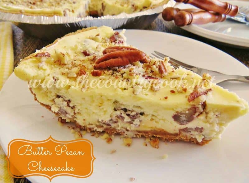 Butter Pecan Cheesecake 1