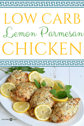 Lemon Parmesan Chicken Pinterest image