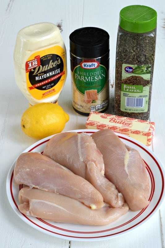 Lemon Parmesan Chicken ingredients