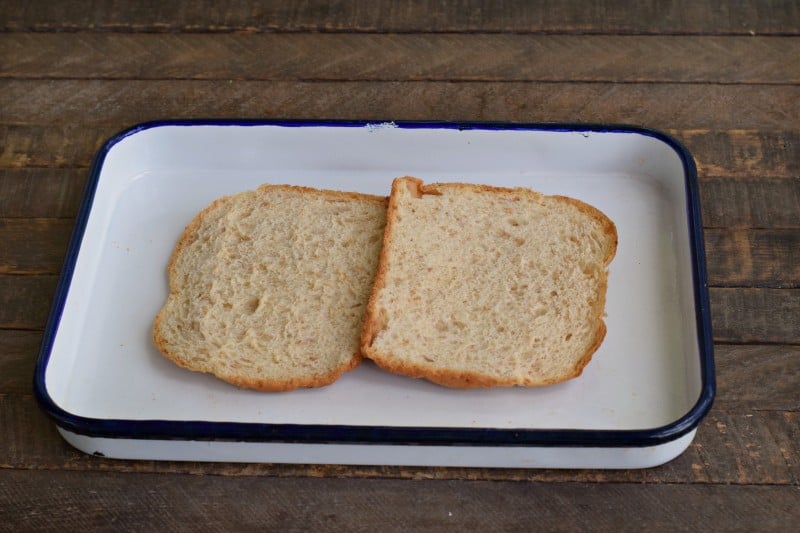 bread in a pan